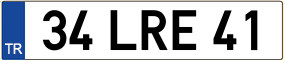 Truck License Plate